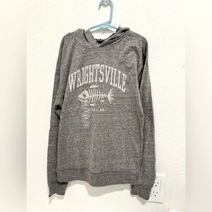 Long sleeve tee with hoodie. NWT - youth small